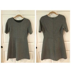 Forest Lily Black and White A-line Knit Dress Size medium